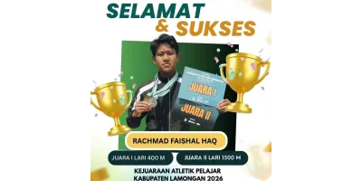 Selamat dan sukses untuk Rachmad Faishal Haq