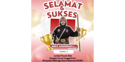 Selamat dan sukses untuk MELY ANUGRAH L.
