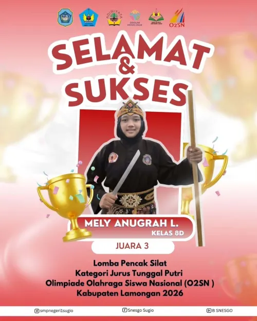 Selamat dan sukses untuk MELY ANUGRAH L.
