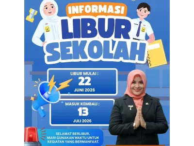 Informasi libur sekolah SMP NEGERI 1 SUGIO
