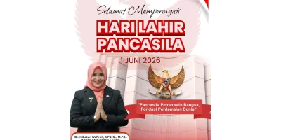 Selamat memperingati Hari Lahir Pancasila