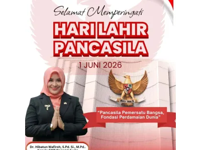 Selamat memperingati Hari Lahir Pancasila