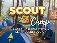 SCOUT CAMP Gladian Penggalang Pramuka SMP NEGERI 1 SUGIO