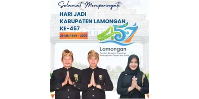 Kami keluarga besar SMP Negeri 1 Sugio mengucapkan Selamat Memperingati Hari Jadi Lamongan ke-457