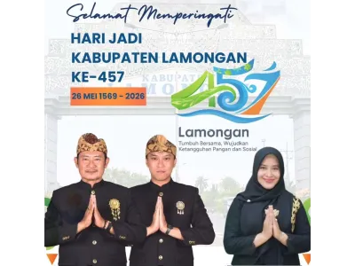 Kami keluarga besar SMP Negeri 1 Sugio mengucapkan Selamat Memperingati Hari Jadi Lamongan ke-457